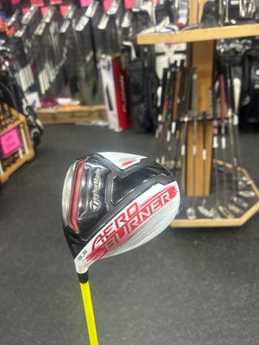 Used Taylormade AEROBURNER Mens Driver LH 9.5 Degree 11337-S000477116
