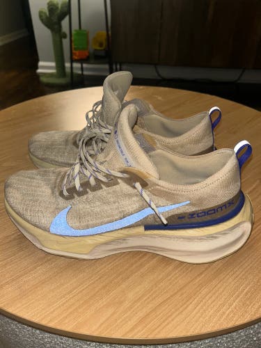 Brown Men's Size M 11.0 (W 12.0) Adult Nike ZoomX Invincible Run Shoes (Used)