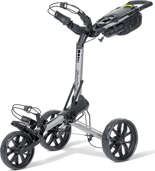 NEW Bag Boy Slimfold Silver/Black Golf Push Cart w/ Auto Open Technology