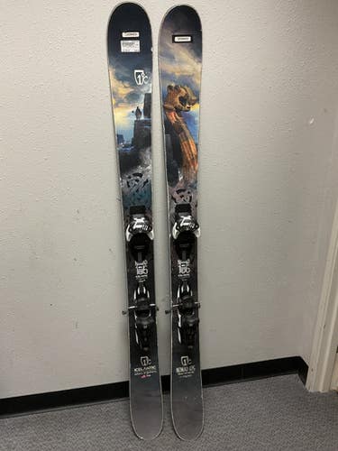 Used ICELANTIC NOMAD 105 Mens DH Ski/Binding Black 161 cm 11855-S000197178