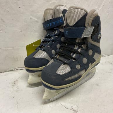Used Jackson SOFTEC Boys Softboot Skate White And Royal Blue Youth 08.0 11855-S000197173