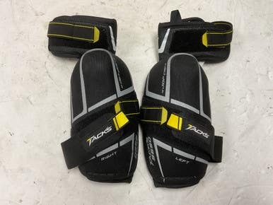 Used CCM TACKS 9550 Senior Elbow Pads Black And Yellow SM 11855-S000197165