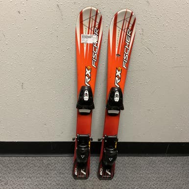 Used Fischer RXJ Boys DH Ski/Binding Orange 80 cm 11855-S000197156