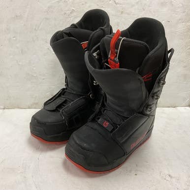 Used Burton MENS PROGRESSION Mens Snowboard Boots Black Senior 8.5 11855-S000197153