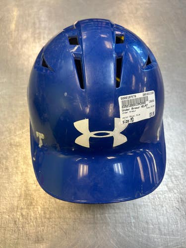 Used Under Armour HELMET Batting Helmet No Mask Royal Blue MD 11339-S000197577