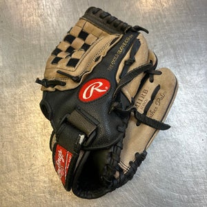 Used Rawlings PLAY MAKER SERIES BB/SB Glove RH Throw Black 11" 11339-S000197576