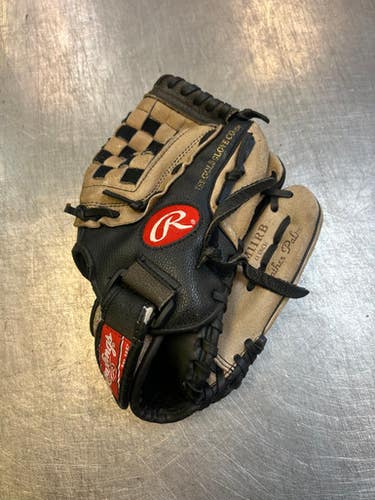 Used Rawlings PLAY MAKER SERIES BB/SB Glove RH Throw Black 11" 11339-S000197576