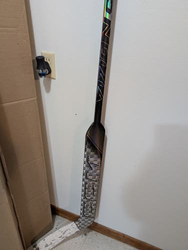 Senior CCM Vizion Full Right Goalie Stick 25" Paddle (Used)