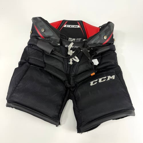 Used Black CCM Pro Goalie Pants | Small | E307