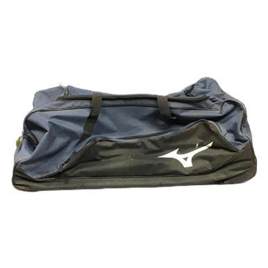 Used Mizuno BB/SB Player Wheeled Bag Navy Blue 11730-S000068669