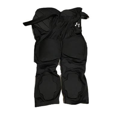Used Under Armour UA900-001 Youth FB Integrated Pants Black LG 11730-S000068724