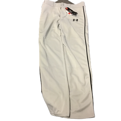 Used Under Armour Boys' UA Clean Up Piped Baseball Pants Grey LG 11730-S000068767