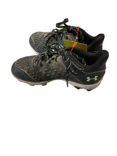 Used Under Armour LEADOFF BB/SB Cleats Black Junior 02.5 11859-S000027095