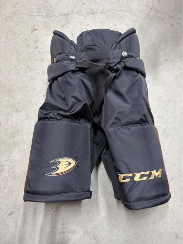 NHL Anaheim Ducks Large (New) Senior CCM Pro Stock HP70 Hockey Pants