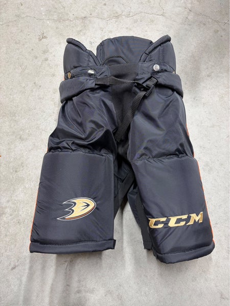 NHL Anaheim Ducks Large (New) Senior CCM Pro Stock HP70 Hockey Pants