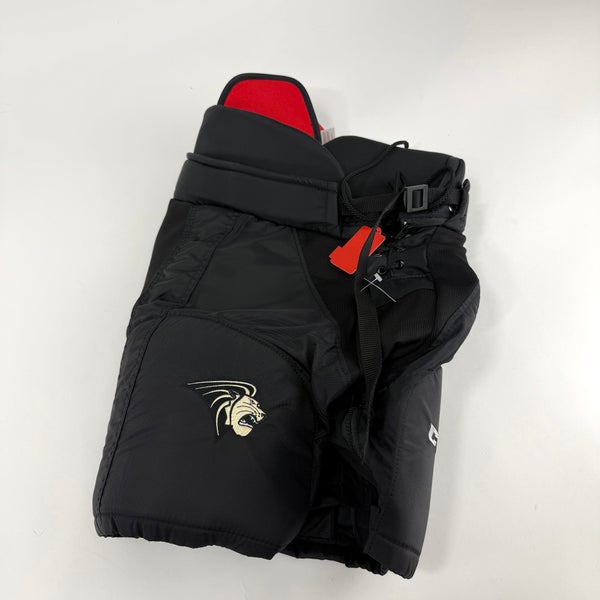 New Black Lindenwood University CCM HPWM2 Pants | Small -2" | J593