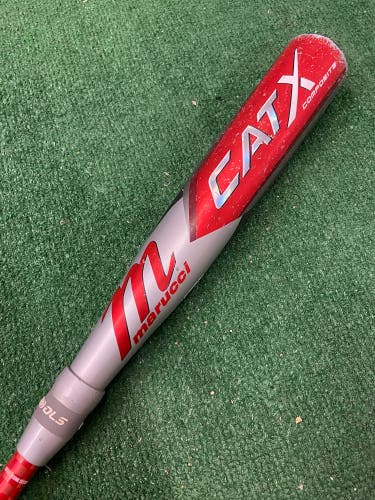 2023 Marucci CAT X Composite Bat USSSA Certified (-10) Composite 19 oz 29" (Used)