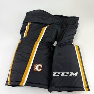 New Black Calgary Flames CCM HP70 Pants | XL +2" | J605