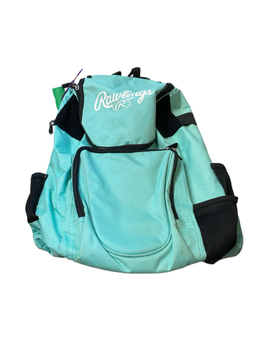 Used Rawlings PLAYER BACKPACK BB/SB Player Backpack Carolina Blue 11706-S000369750