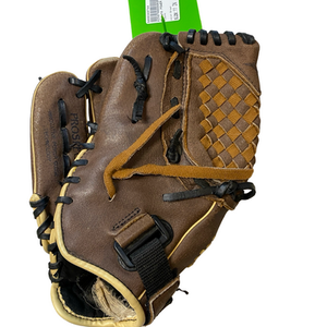 Used Mizuno POWER CLOSE BB/SB Glove RH Throw Brown 11" 11706-S000369744