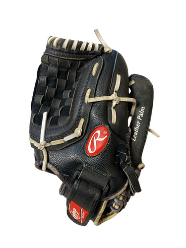 Used Rawlings FAST PITCH BB/SB Glove RH Throw Black 11 1/2" 11706-S000369732