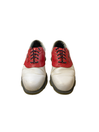 Used Foot Joy Mens Golf Shoes White Senior 10 11706-S000369578