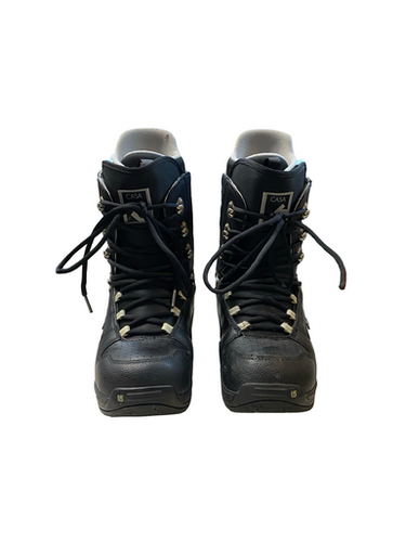 Used Burton CASA Womens Snowboard Boots Black Senior 8.5 11706-S000369567