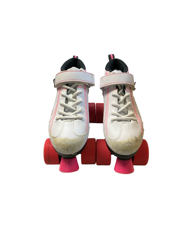 Used PACER GTX500 Senior Roller Quad Skates White Senior 6 11706-S000369542