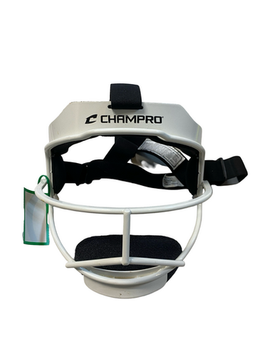 Used Champro WHITE FIELD MASK BB/SB Fielders Mask White MD 11706-S000369517