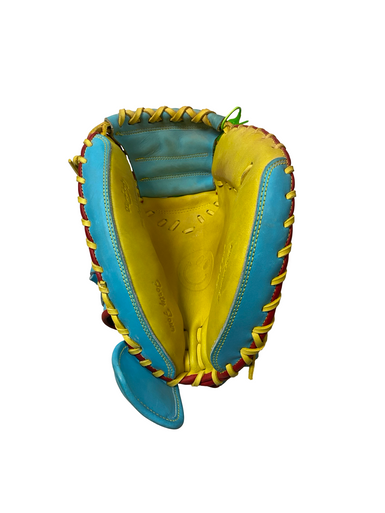 Used 44 PRO CUSTOM CATCHERS MITT BB/SB Catchers RH Throw Carolina Blue 33 1/2" 11706-S000369509