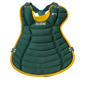 Used All Star CP25PRO Catchers Chest Protector Green Intermed 11706-S000369477