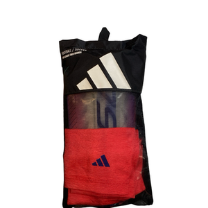 Used Adidas Soccer Shin Guards Youth Red MD 11706-S000369414