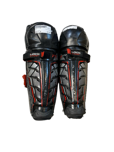 Used CCM FT 370 Junior Shin Guards Black 11" 11706-S000369206