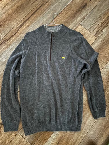 Masters Augusta National Cashmere Quarter-Zip Sweater – Clubhouse Collection – Large