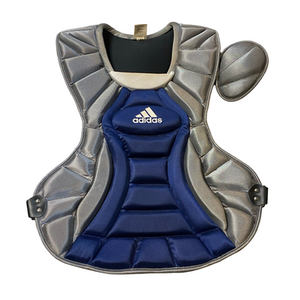 Used Adidas BLUE Catchers Chest Protector Grey Adult 11706-S000369809
