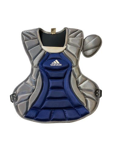 Used Adidas BLUE Catchers Chest Protector Grey Adult 11706-S000369809