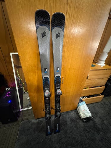 Unisex 2023 K2 Disruption 163 cm All Mountain Skis With Bindings Max Din 10 (Used, Freshly Tuned)