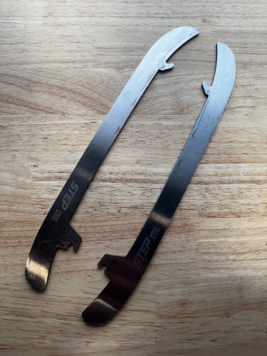 NHL Pro Stock 280mm Used Step Steel Skate Blades / Runners