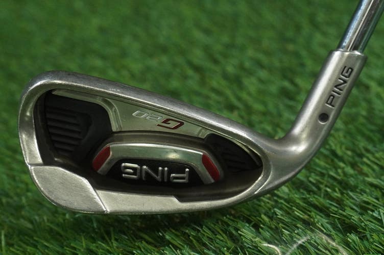 PING G20 9 IRON CFS REGULAR FLEX STEEL SHAFT BLACK DOT LEFT HANDED LH ~ LOOK!!