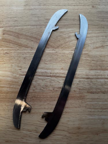 NHL Pro Stock 280mm Used Step Steel Skate Blades / Runners