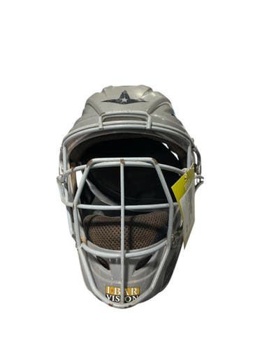 Used All-Star PAIGE HALSTEAD HELMET Catchers Mask Grey 11834-S000044428