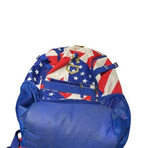 Used Under Armour USA UNDER ARMOUR BACKPACK BB/SB Player Carry Bag White/Royal/Red 11834-S000044422