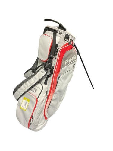 Used Ping HOOFER 14 STAND BAG Mens Stand Bag White 11834-S000044403