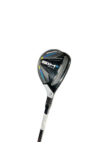 Used Taylormade SIM 2 MAX 3 HYBRID Mens Hybrid Club RH 3 Hybrid 11834-S000044380