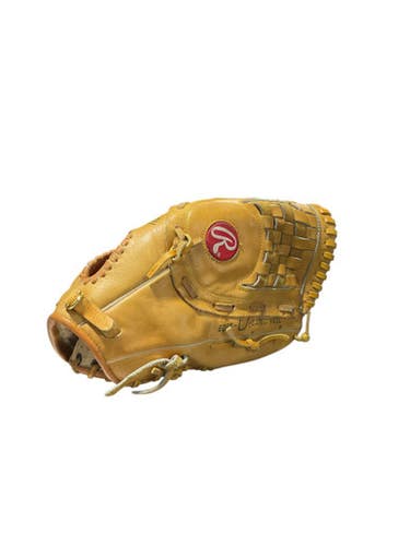 Used Rawlings SUPERSIZE GLOVE BB/SB Glove RH Throw Brown 14" 11834-S000044364