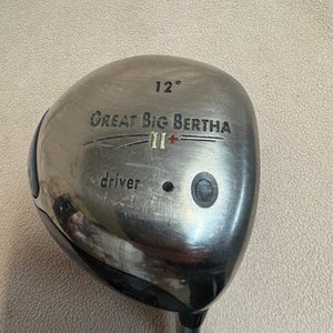 Women's Callaway Great Big Bertha II Plus Right Handed Driver Ladies Flex 12 Loft (Used)