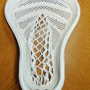 FREE SHIPPING NEW White Warrior Strung Evo Warp Pro Head