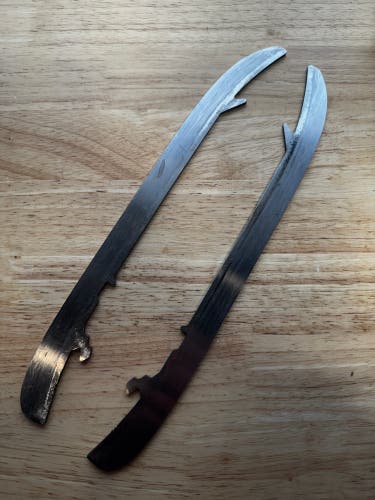 NHL Pro Stock 280mm Used Bauer Step Steel Skate Blades / Runners