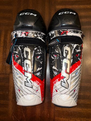 Junior CCM Jetspeed FT6 13" Shin Pads (Used)