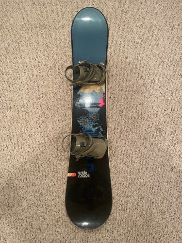 Ride Solace Snowboard All Mountain With Bindings 150 cm (Used)